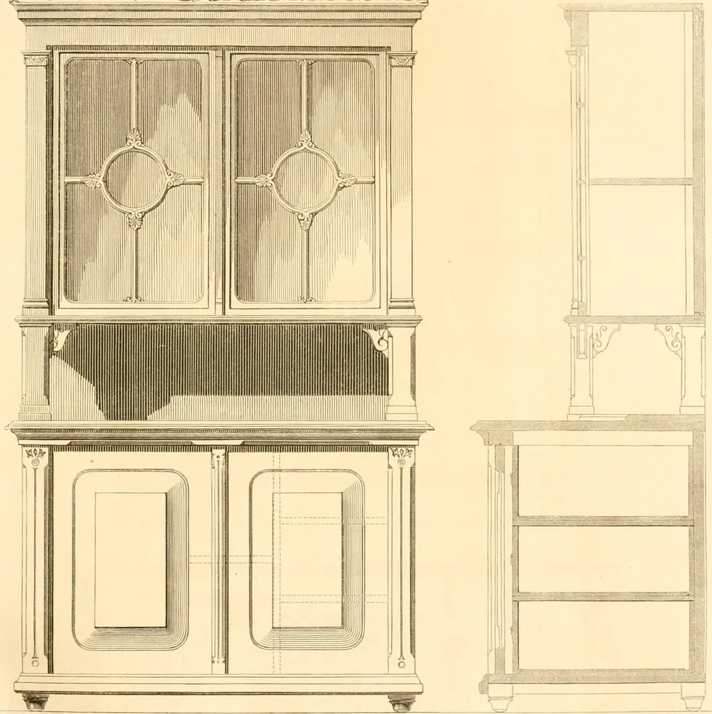 An illustration from The Cabinet maker's album;, 1871, leaf 76