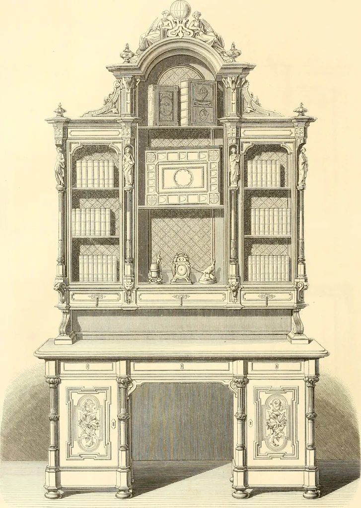 An illustration from The Cabinet maker's album;, 1871, leaf 77