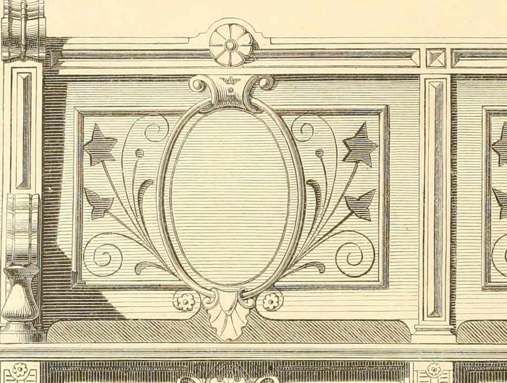 An illustration from The Cabinet maker's album;, 1871, leaf 85