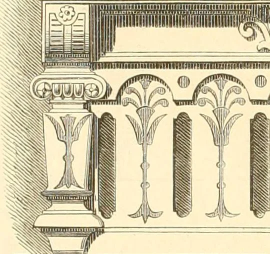 An illustration from The Cabinet maker's album;, 1871, leaf 85