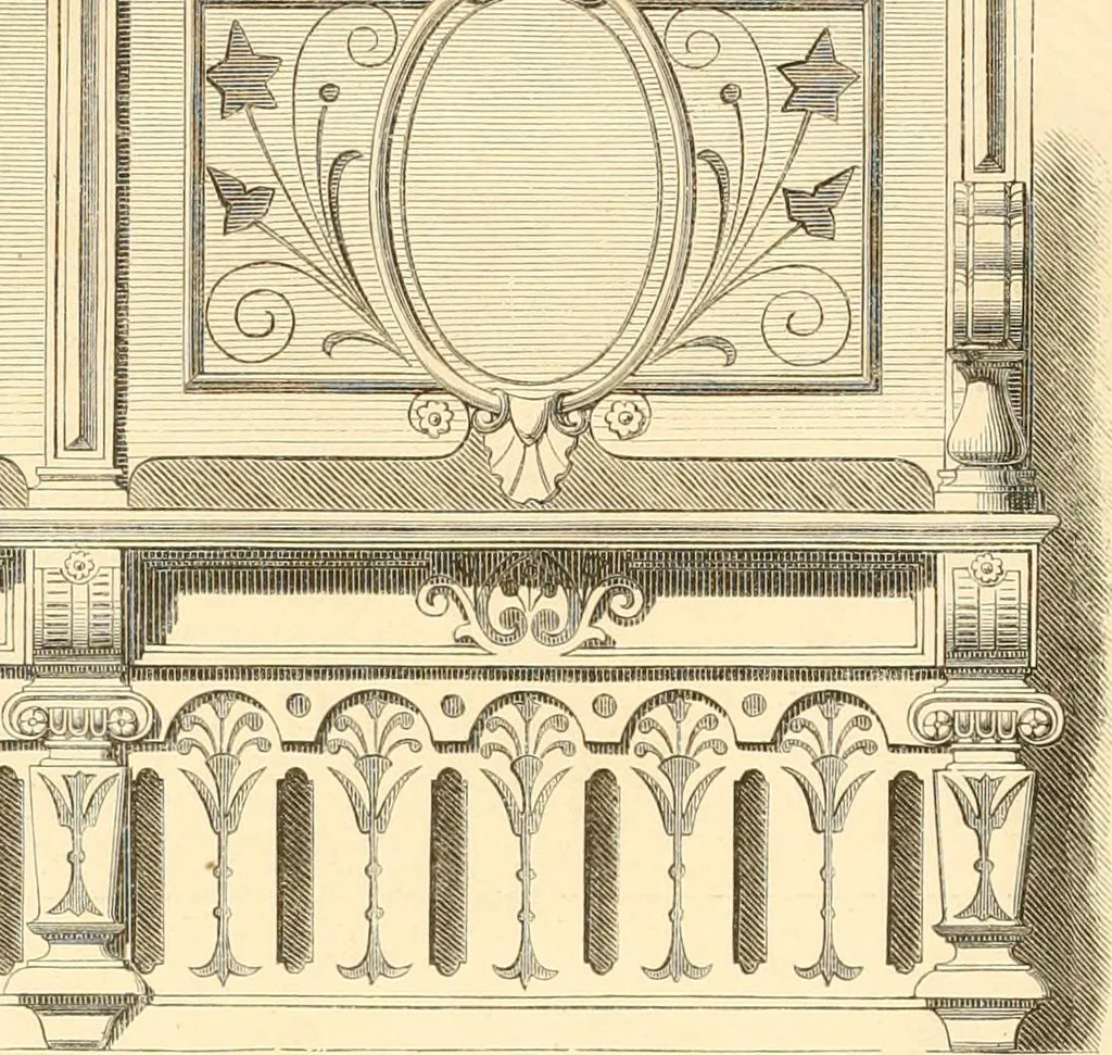 An illustration from The Cabinet maker's album;, 1871, leaf 85