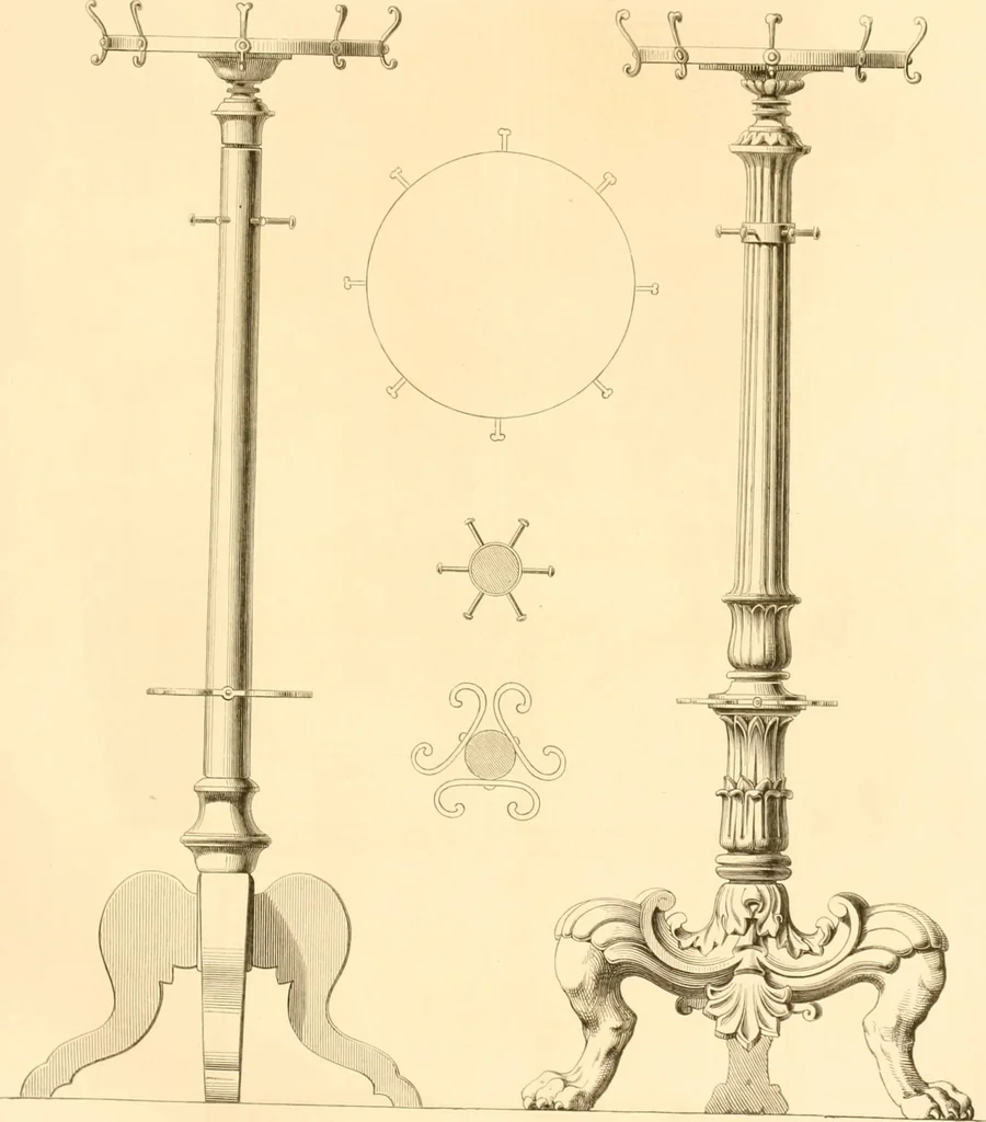 An illustration from The Cabinet maker's album;, 1871, leaf 88