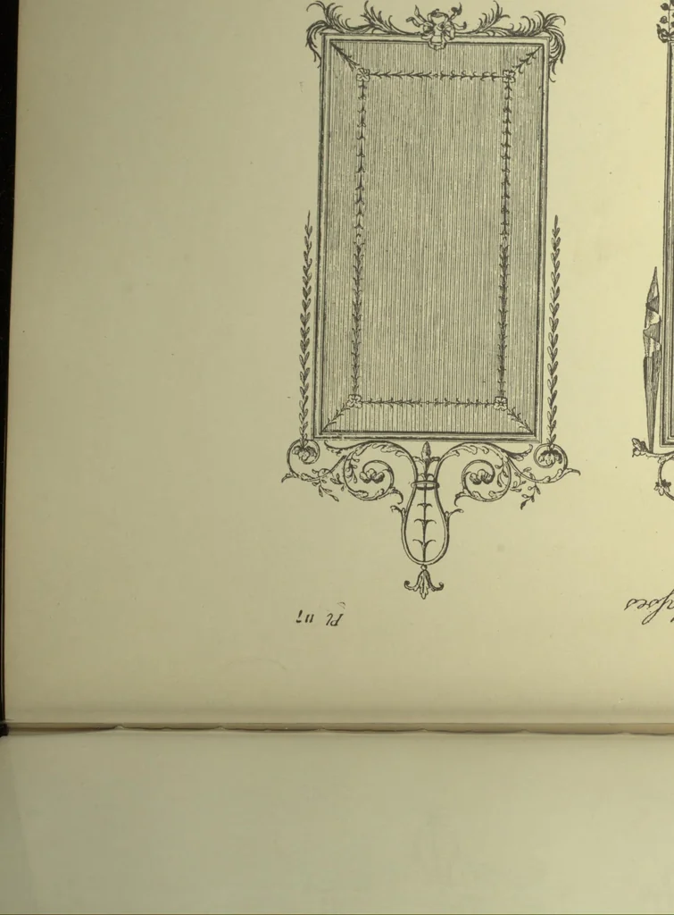 An illustration from The cabinet maker and upholsterer's guide; or, Repository of designs for every article of household furniture .., 1897, leaf 274