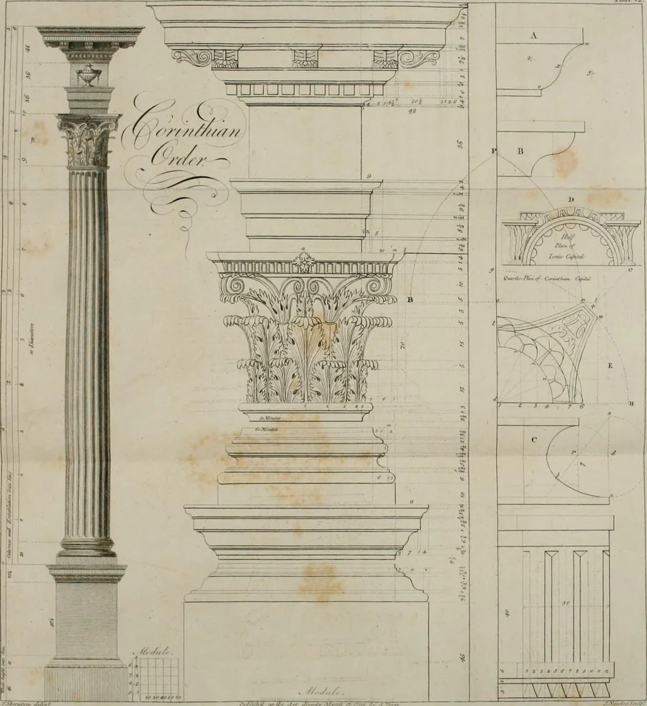 An illustration from The cabinet-maker and upholsterer's drawing-book : in four parts, 1802, leaf 159