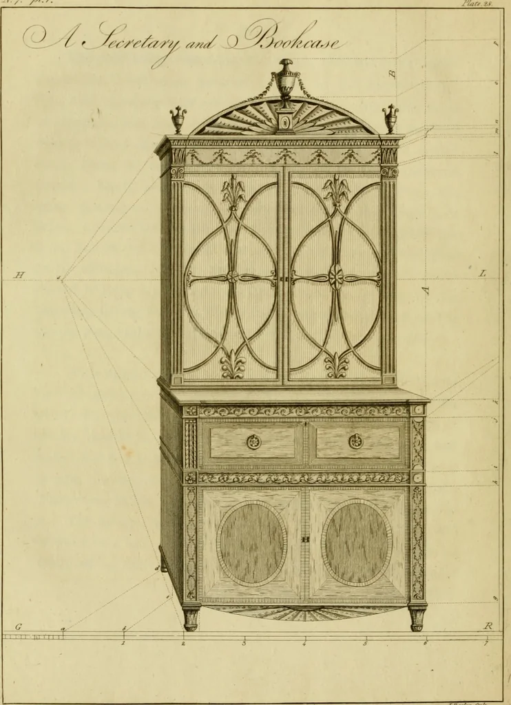 An illustration from The cabinet-maker and upholsterer's drawing-book : in four parts, 1802, leaf 403