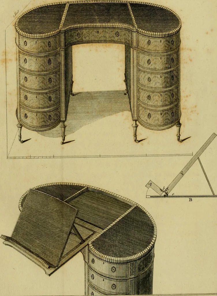 An illustration from The cabinet-maker and upholsterer's drawing-book : in four parts, 1802, leaf 416