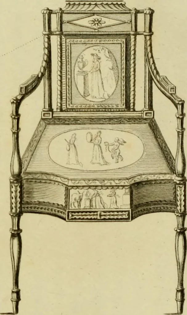 An illustration from The cabinet-maker and upholsterer's drawing-book : in four parts, 1802, leaf 435