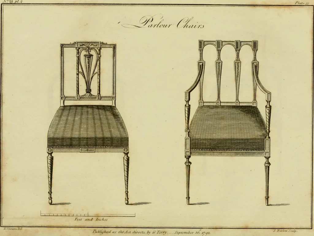 An illustration from The cabinet-maker and upholsterer's drawing-book : in four parts, 1802, leaf 437