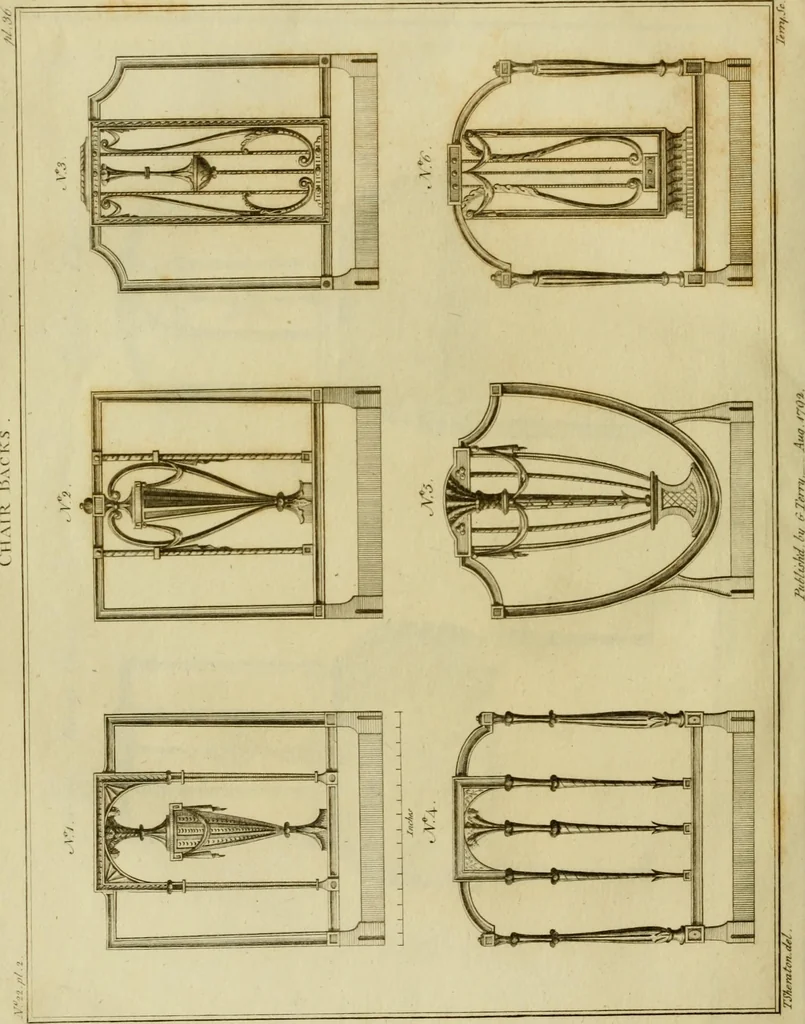 An illustration from The cabinet-maker and upholsterer's drawing-book : in four parts, 1802, leaf 441