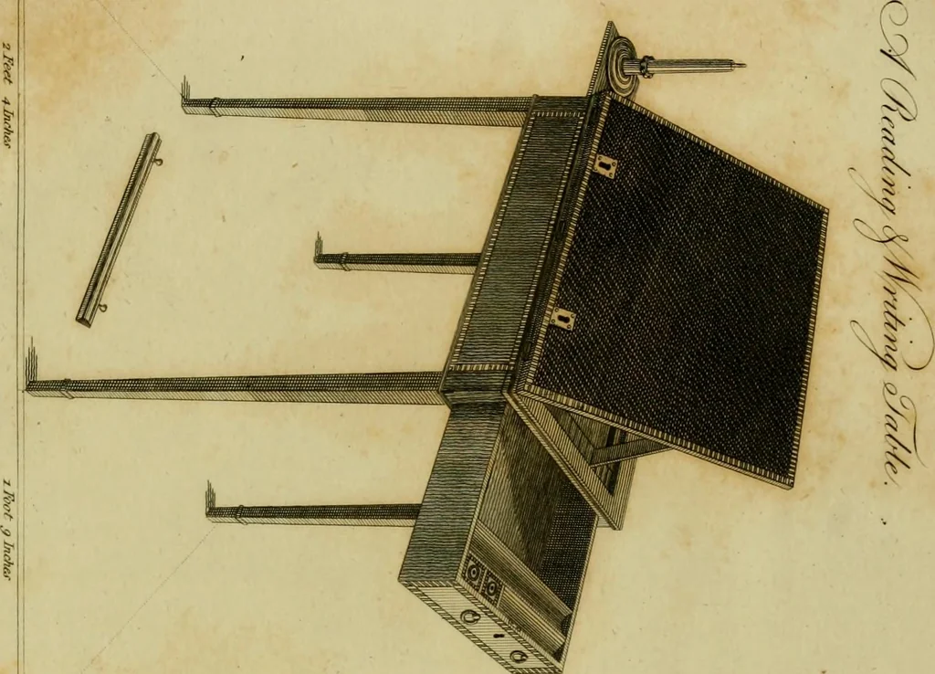 An illustration from The cabinet-maker and upholsterer's drawing-book : in four parts, 1802, leaf 464