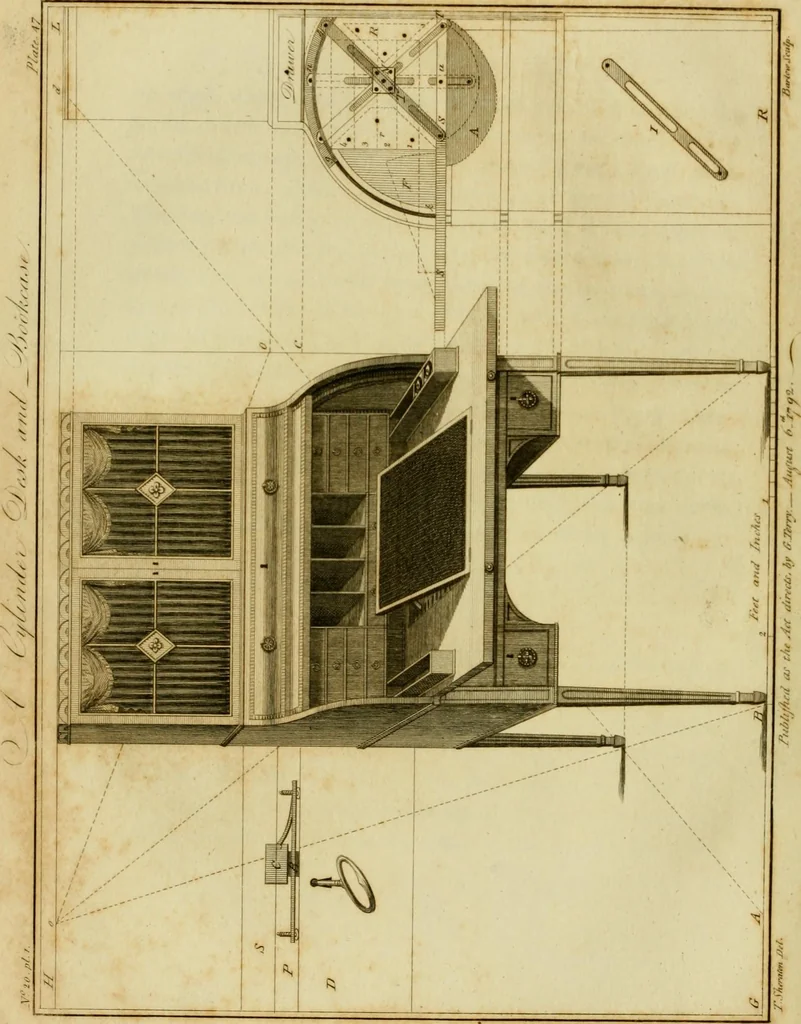 An illustration from The cabinet-maker and upholsterer's drawing-book : in four parts, 1802, leaf 471