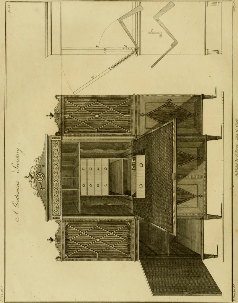 An illustration from The cabinet-maker and upholsterer's drawing-book : in four parts, 1802, leaf 491