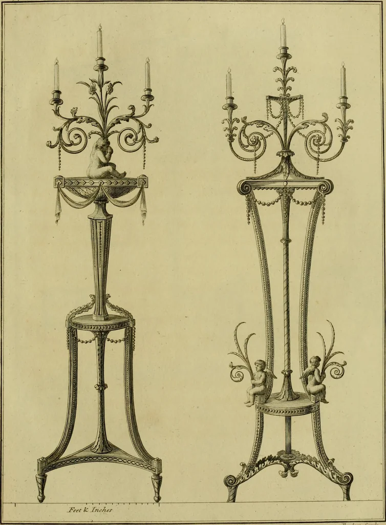 An illustration from The cabinet-maker and upholsterer's drawing-book : in four parts, 1802, leaf 504