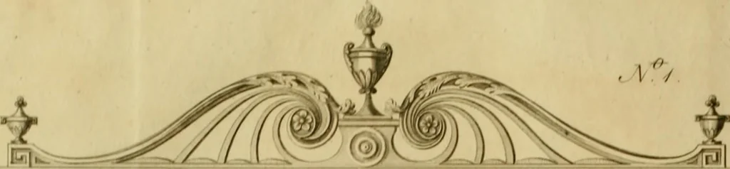 An illustration from The cabinet-maker and upholsterer's drawing-book : in four parts, 1802, leaf 525