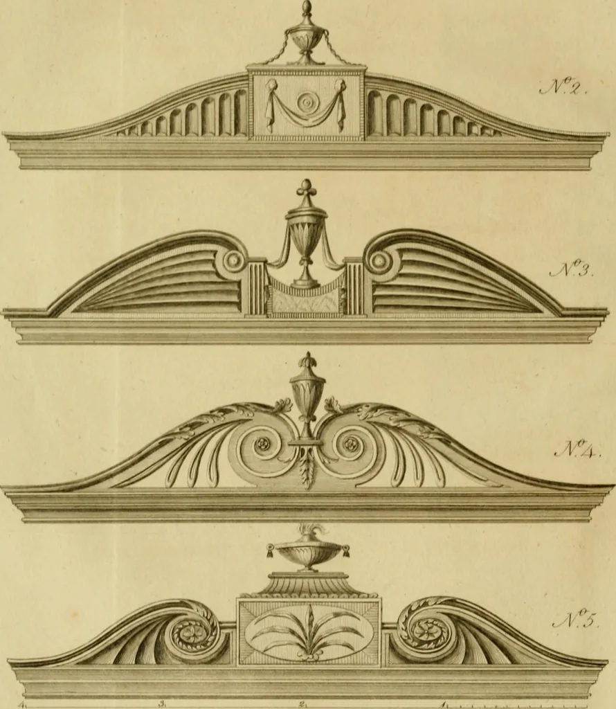 An illustration from The cabinet-maker and upholsterer's drawing-book : in four parts, 1802, leaf 525