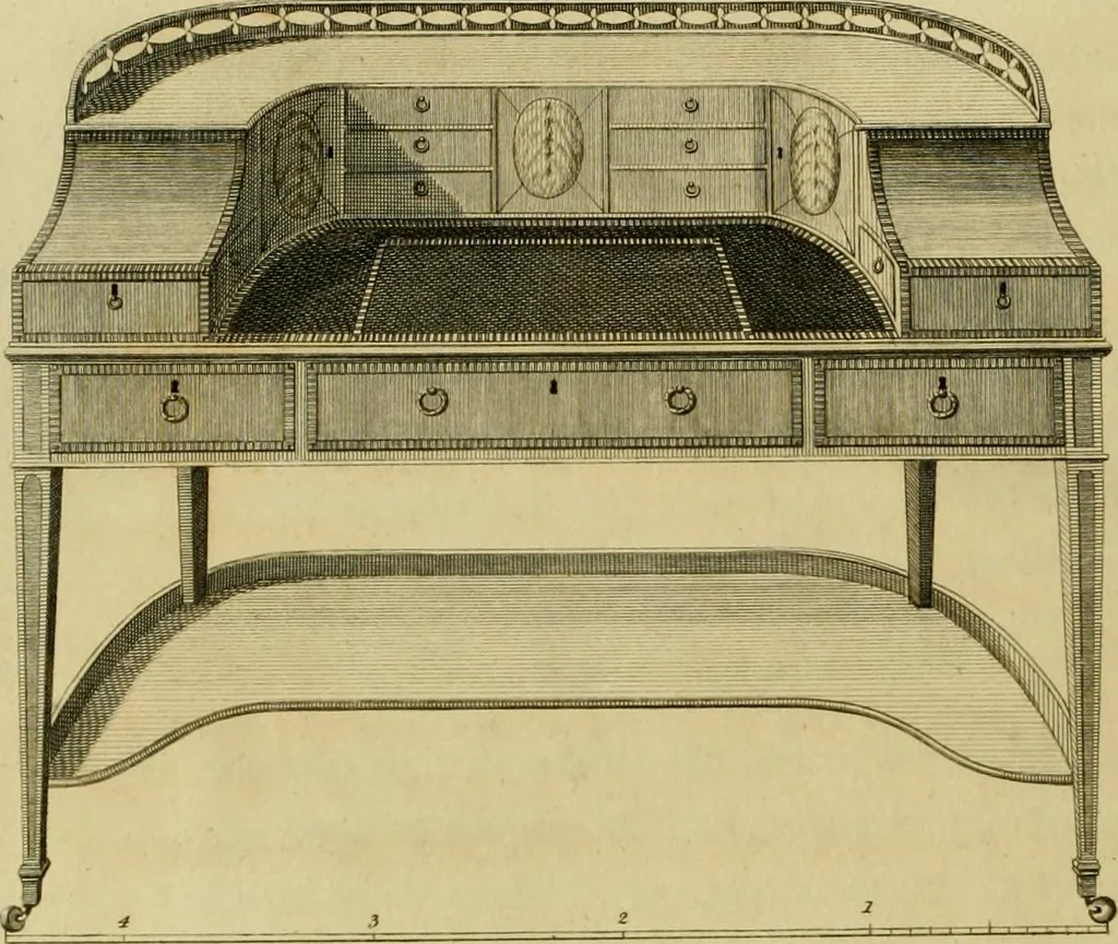 An illustration from The cabinet-maker and upholsterer's drawing-book : in four parts, 1802, leaf 535