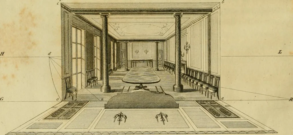 An illustration from The cabinet-maker and upholsterer's drawing-book : in four parts, 1802, leaf 535