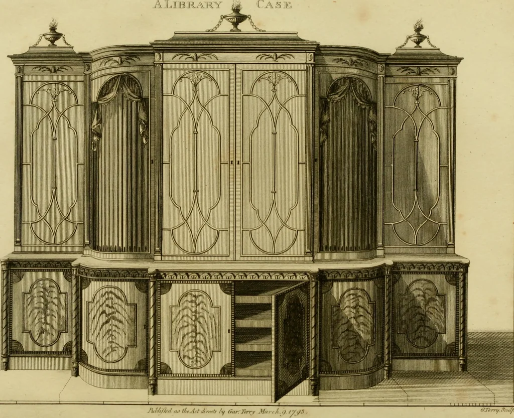 An illustration from The cabinet-maker and upholsterer's drawing-book : in four parts, 1802, leaf 561