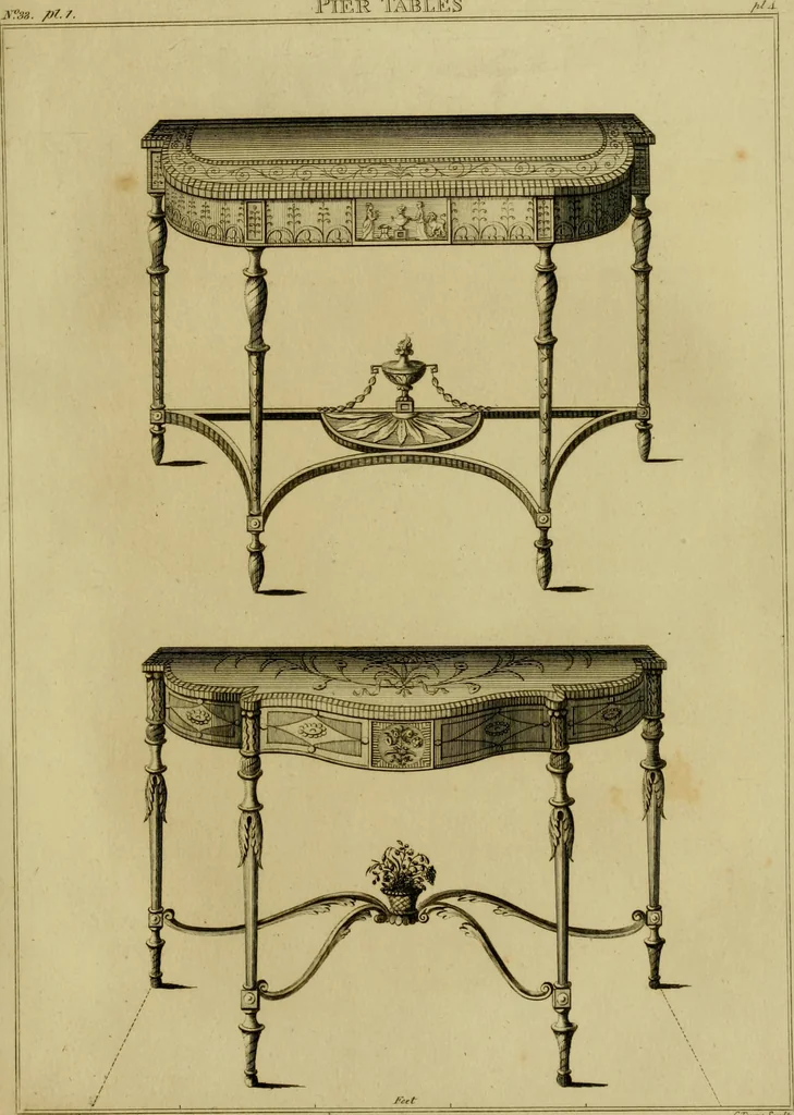 An illustration from The cabinet-maker and upholsterer's drawing-book : in four parts, 1802, leaf 564