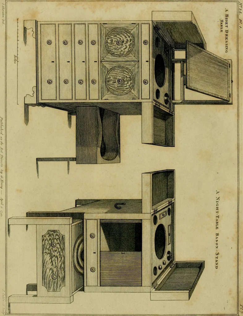 An illustration from The cabinet-maker and upholsterer's drawing-book : in four parts, 1802, leaf 574