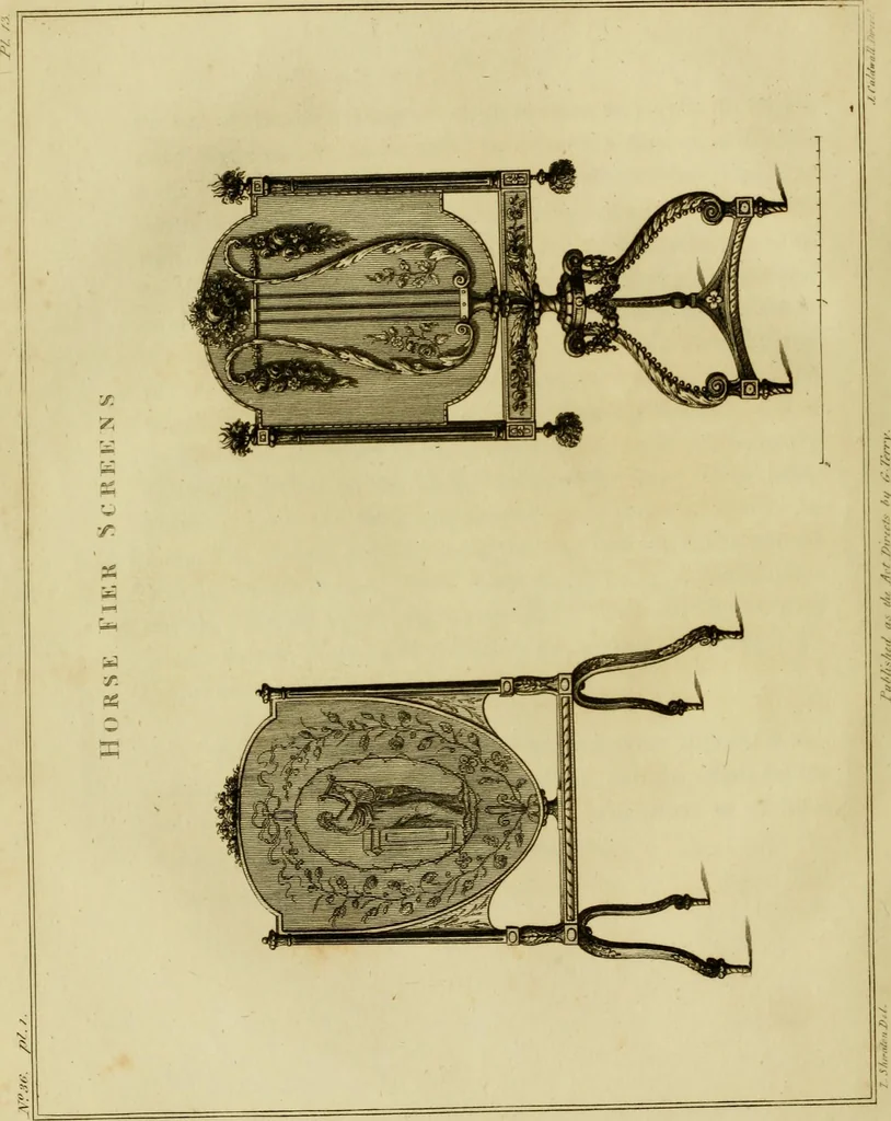 An illustration from The cabinet-maker and upholsterer's drawing-book : in four parts, 1802, leaf 593