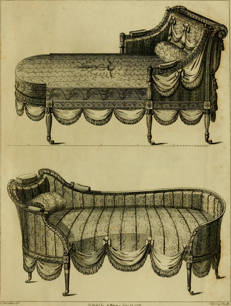 An illustration from The cabinet-maker and upholsterer's drawing-book : in four parts, 1802, leaf 610