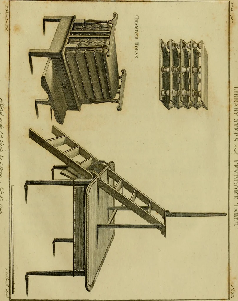 An illustration from The cabinet-maker and upholsterer's drawing-book : in four parts, 1802, leaf 634