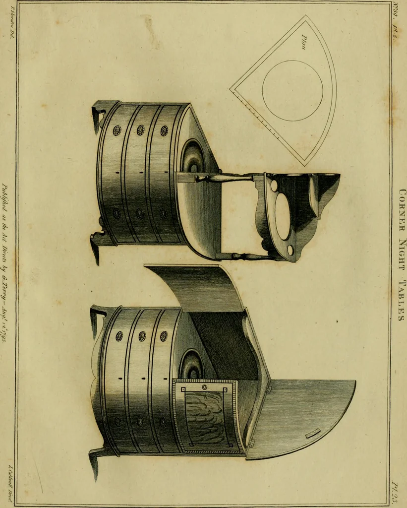 An illustration from The cabinet-maker and upholsterer's drawing-book : in four parts, 1802, leaf 642