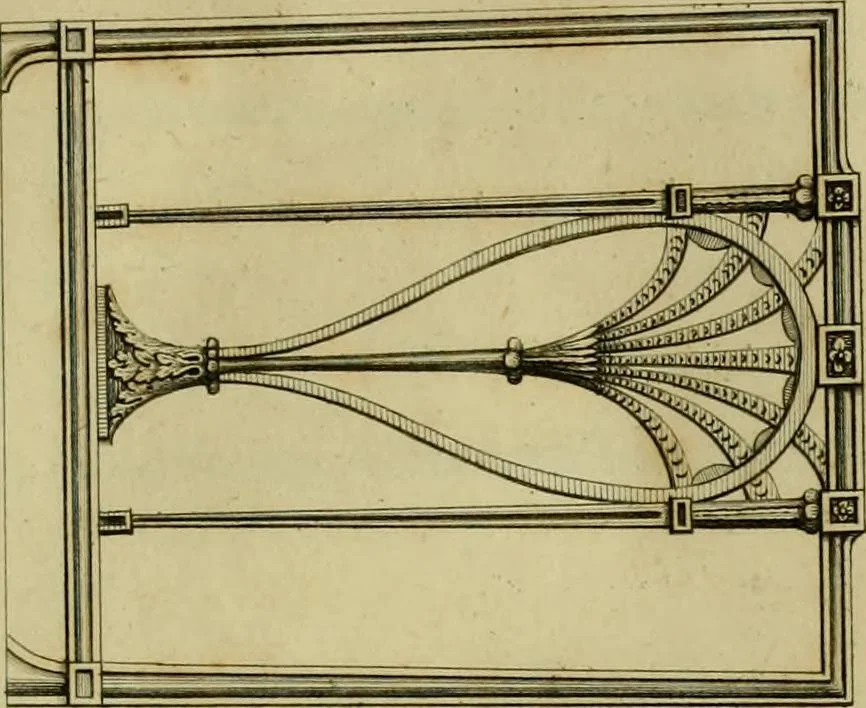 An illustration from The cabinet-maker and upholsterer's drawing-book : in four parts, 1802, leaf 646
