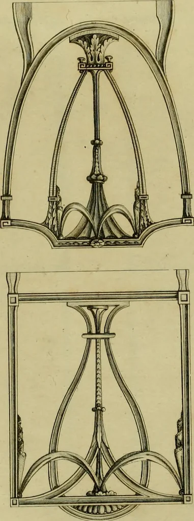 An illustration from The cabinet-maker and upholsterer's drawing-book : in four parts, 1802, leaf 646