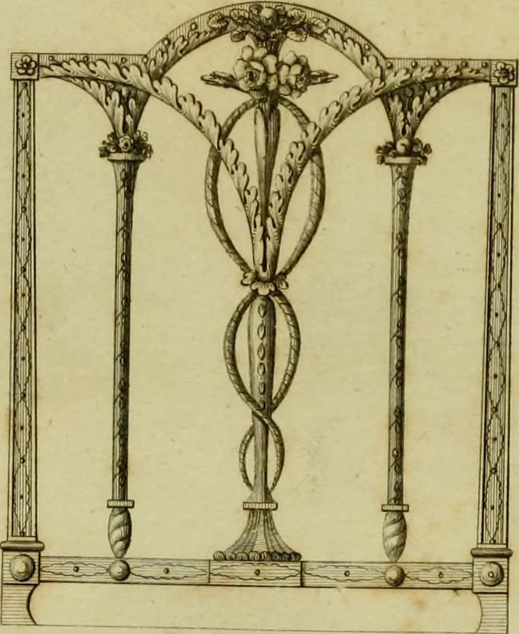 An illustration from The cabinet-maker and upholsterer's drawing-book : in four parts, 1802, leaf 650