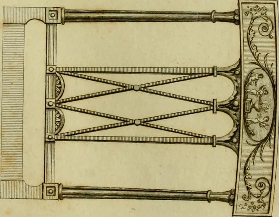 An illustration from The cabinet-maker and upholsterer's drawing-book : in four parts, 1802, leaf 650