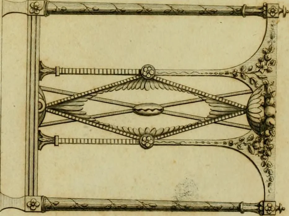 An illustration from The cabinet-maker and upholsterer's drawing-book : in four parts, 1802, leaf 650