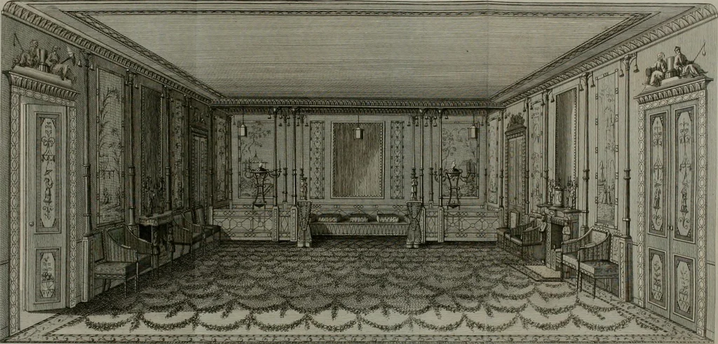 An illustration from The cabinet-maker and upholsterer's drawing-book : in four parts, 1802, leaf 663