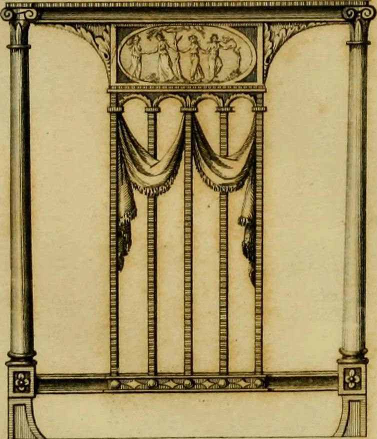 An illustration from The cabinet-maker and upholsterer's drawing-book : in four parts, 1802, leaf 676