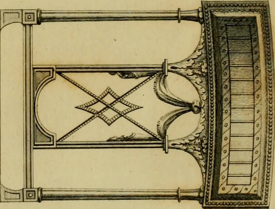 An illustration from The cabinet-maker and upholsterer's drawing-book : in four parts, 1802, leaf 676