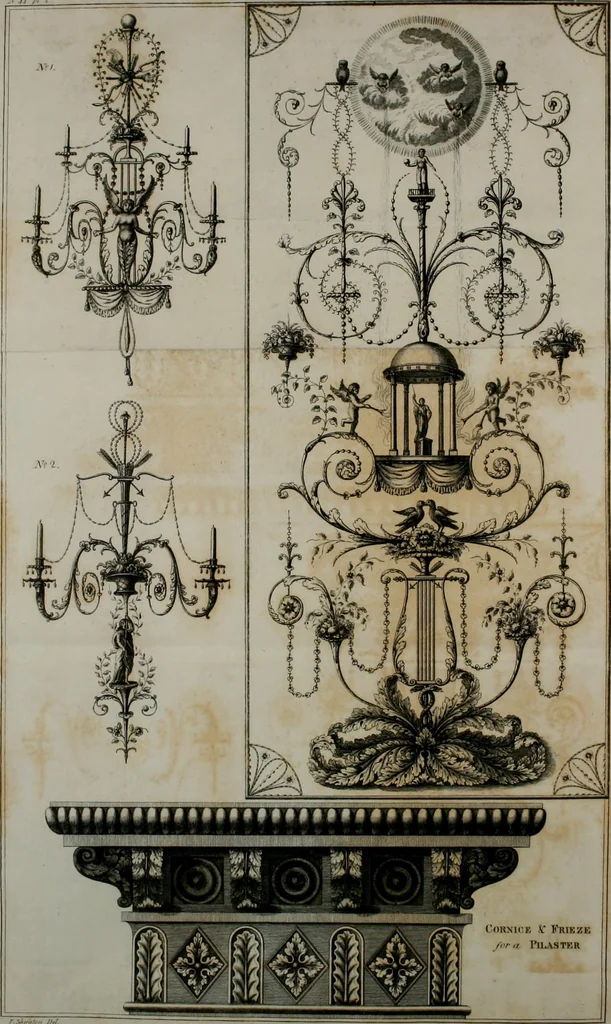 An illustration from The cabinet-maker and upholsterer's drawing-book : in four parts, 1802, leaf 715