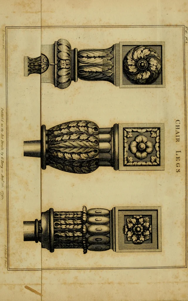 An illustration from The cabinet-maker and upholsterer's drawing-book : in four parts, 1802, leaf 716