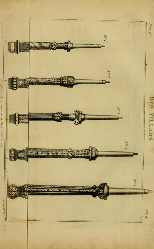 An illustration from The cabinet-maker and upholsterer's drawing-book : in four parts, 1802, leaf 720