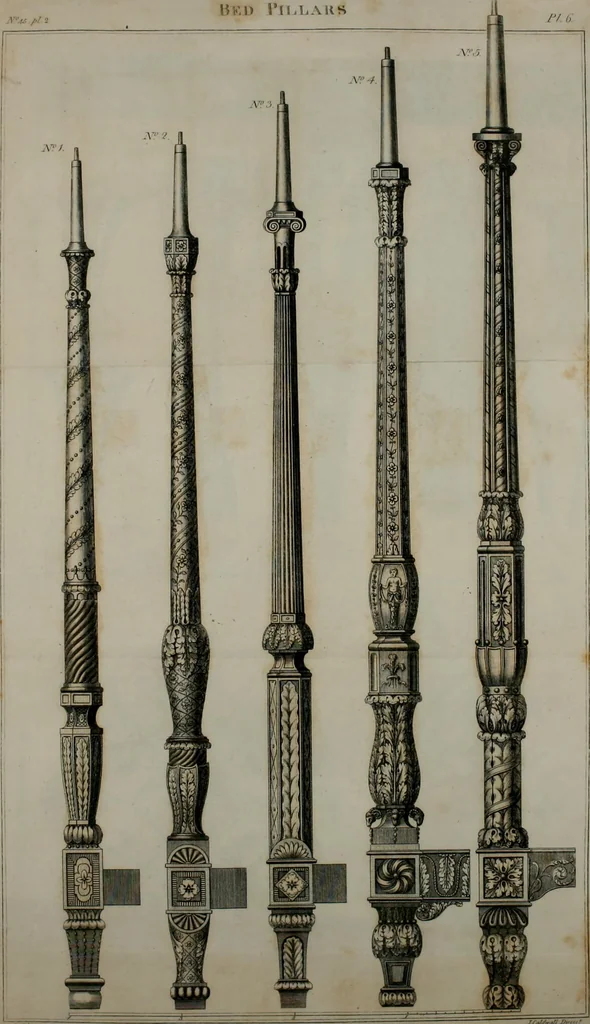 An illustration from The cabinet-maker and upholsterer's drawing-book : in four parts, 1802, leaf 721