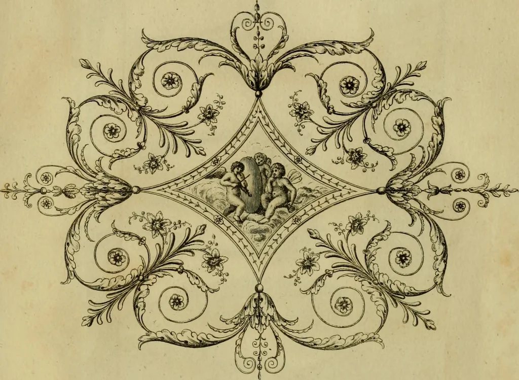 An illustration from The cabinet-maker and upholsterer's drawing-book : in four parts, 1802, leaf 722