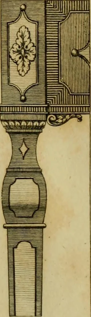 An illustration from The cabinet-maker and upholsterer's drawing-book : in four parts, 1802, leaf 726