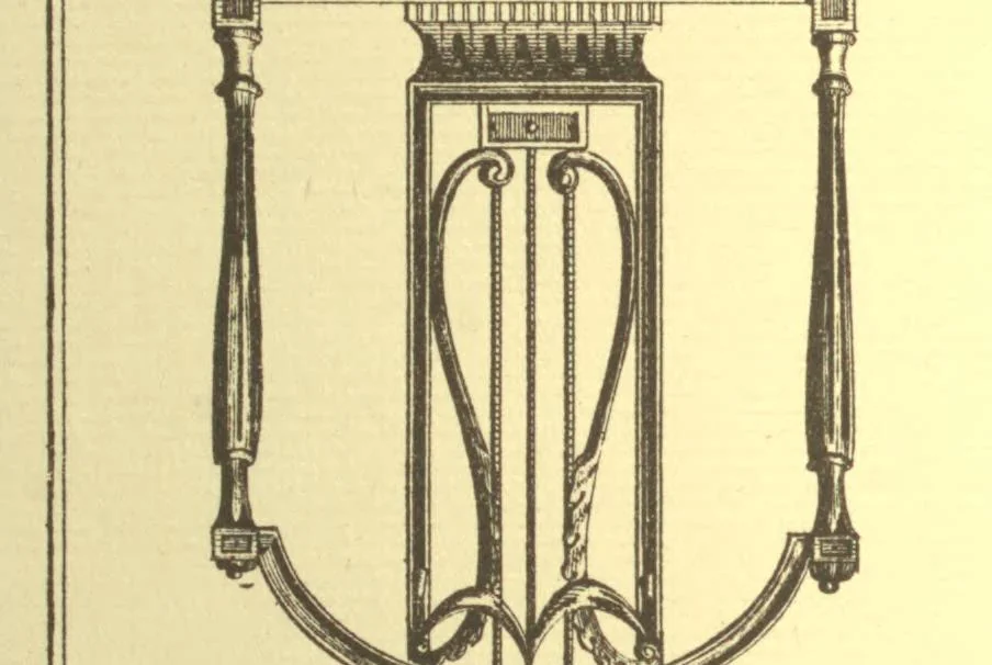 An illustration from The cabinet-maker and upholsterer's drawing-book, 1802, leaf 408
