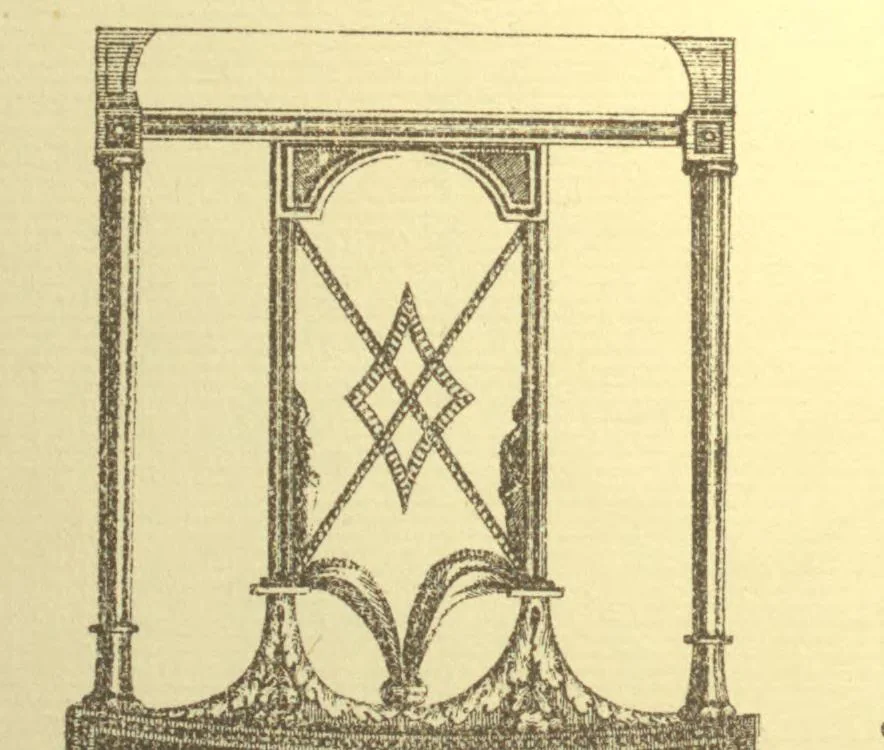 An illustration from The cabinet-maker and upholsterer's drawing-book, 1802, leaf 586