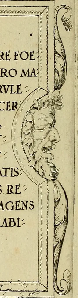 An illustration from Omnivm Caesarvm verissimae imagines ex antiqvis nvmismatis desvmptae : addita per brevi cvivsque vitae descriptiones ac diligenti eorvm, qvae reperiri potvervnt nvmismatvm, aversae partis delineatione. Libri primi, 1554, leaf 55
