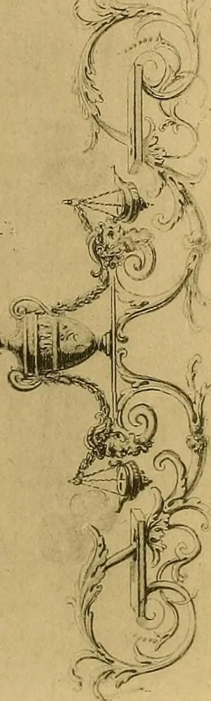 An illustration from Cahiers d'arabesques : propres à la décoration des appartements, 1920, leaf 16