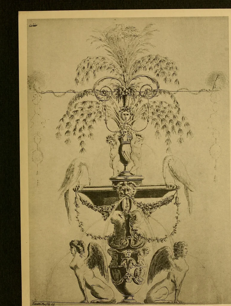 An illustration from Cahiers d'arabesques : propres à la décoration des appartements, 1920, leaf 18