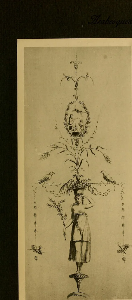 An illustration from Cahiers d'arabesques : propres à la décoration des appartements, 1920, leaf 22