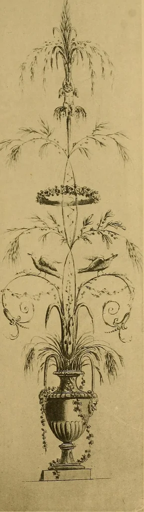 An illustration from Cahiers d'arabesques : propres à la décoration des appartements, 1920, leaf 22