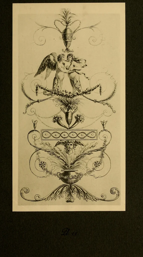 An illustration from Cahiers d'arabesques : propres à la décoration des appartements, 1920, leaf 30